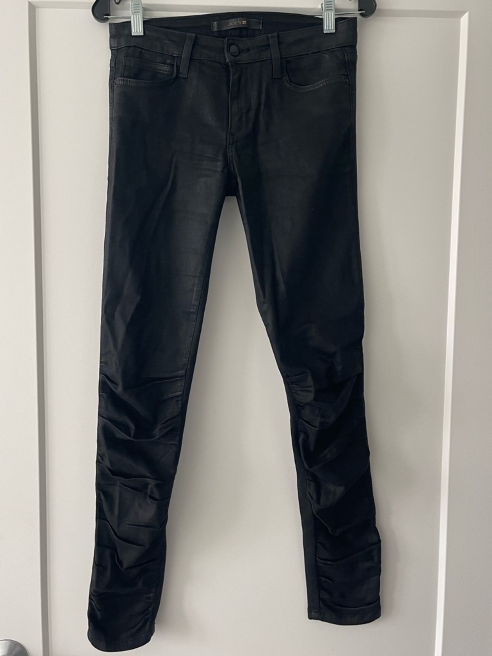 Joe's Jeans Black Coated Jeans
